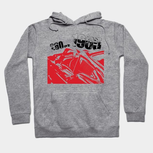 1965 Mustang silhouette Hoodie by MultistorieDog